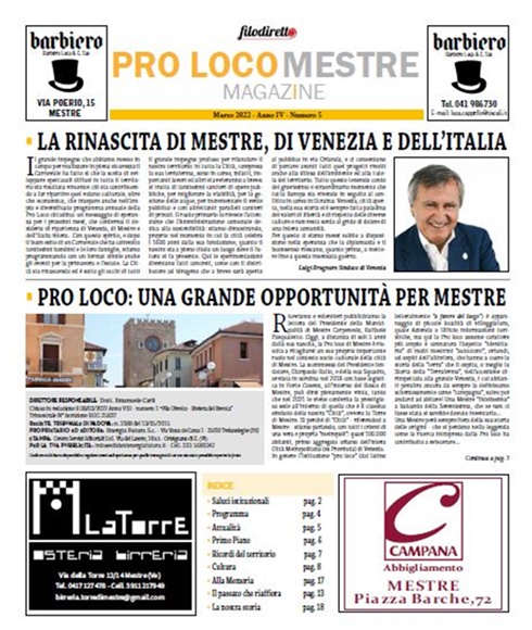 copertina Pro Loco Mestre Magazine - quinto numero