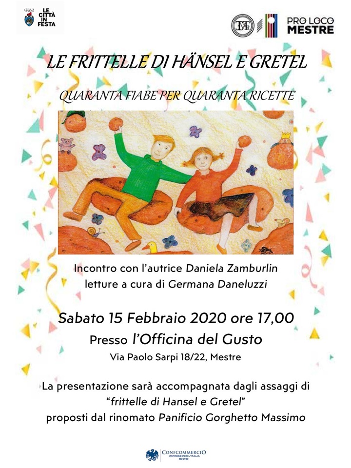 locandina presentazione le frittelle di hansel e gretel