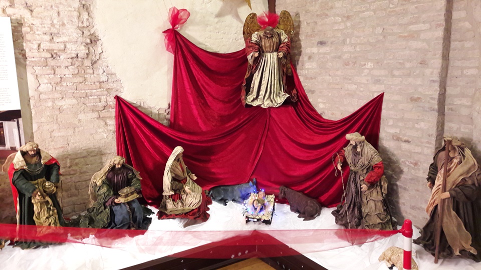 il presepe in mostra alla Torre Civica